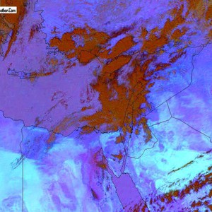 موجة من الغبار تنطلق من شرق الأراضي المصرية 