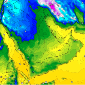 السعودية | كتلة هوائية أكثر برودة تؤثر على المملكة وانخفاض على الحرارة في الرياض 