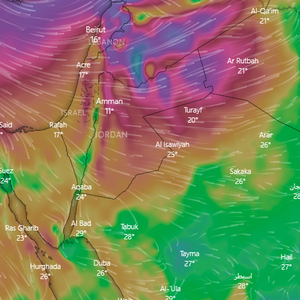 السعودية | تفاصيل توقعات الأمطار وفرص الغبار ليوم الأربعاء 29-3-2023م