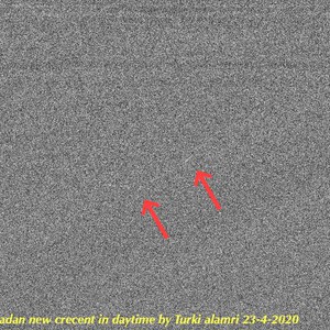 Urgent Watch the first picture of the crescent moon, documented a little while ago, using astronomical photography