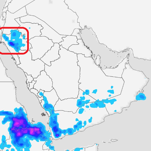 منطقة تبوك | تنبيه من تجدد النشاط الرعدي وفرص الأمطار مساء اليوم واحتمالية الغبار واردة