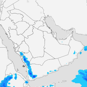 السعودية | اشتداد واتساع رقعة الأمطار الرعدية على مرتفعات غرب المملكة يوم الأربعاء
