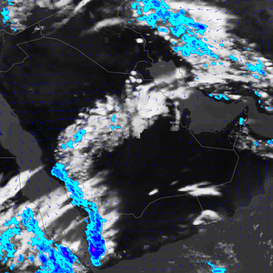 المناطق السعودية المشمولة بفرصة الأمطار الرعدية يوم الجُمعة