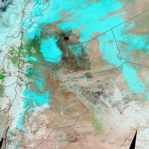 عاصفة هدى من الفضاء: شاهد المناطق التي تراكمت عليها الثلوج حتى الآن