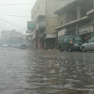 عاجل : عاصفة رعدية قوية تضرب مدينة إربد