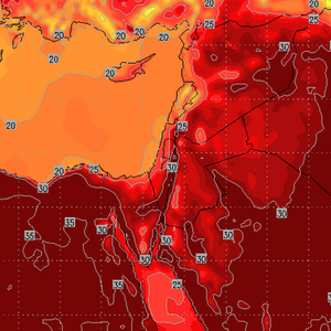 كتلة هوائية حارة وجافة تؤثر على الأردن اعتباراً من يوم الأربعاء