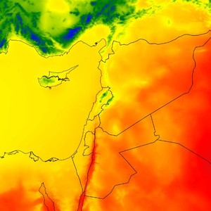 ذروة الحرارة الاثنين والثلاثاء وانخفاضها تدريجياً من الأربعاء حتى الجمعة