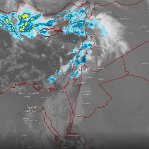 تحديث الساعة 1:15 من بعد منتصف الليل .. زخات متفرقة من الأمطار 