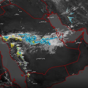 تحديث الساعة 3 عصراً - سحب رعدية غرب المملكة وأمطار بأجزاء من المنطقة الوسطى