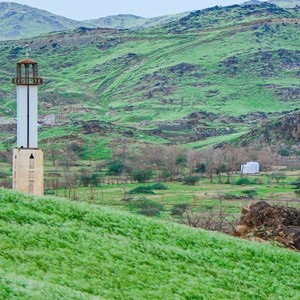 بالفيديو والصور | أراضي شبه الجزيرة العربية تثبت للعالم سهولة عودتها مروجاً وأنهار