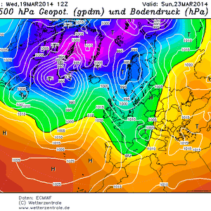 نظرة على الحالة الجوية لما تبقى من شهر آذار