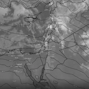 تحديث الساعة 7:25  | أمطار متوقعة خلال الساعات القادمة على أجزاء مختلفة من المملكة خاصة المناطق الشمالية والوسطى 