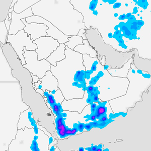 السعودية | المناطق المشمولة بتوقعات الأمطار ليوم الأحد 21-5-2023م