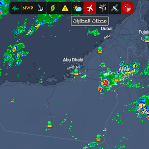 الإمارات | تجدد نشاط السحب الرعدية في سماء مدينة العين ومحيطها