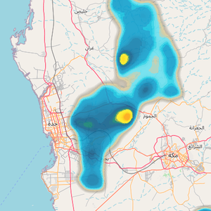 هام | مراقبة سحب رعدية غزيرة على الجموم .. هل ستؤثر على مدينة جدة؟