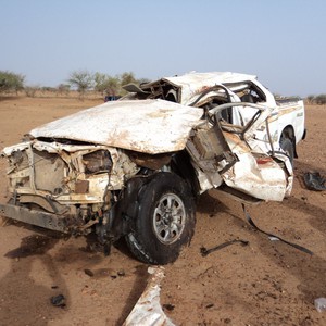 حادث سير مروع على طريق جرش - عجلون