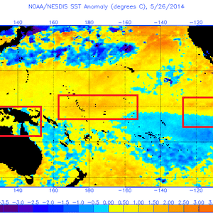 ظاهرة النينو تعصف بالغلاف الجوي خلال الاشهر القادمة