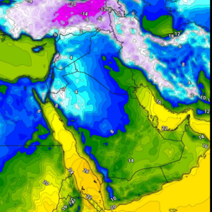 اضطرابات ورياح مثيرة  للغبار نهاية الاسبوع