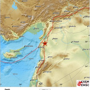 هزة أرضية بقوة 3.9 ريختر  في الشمال الغربي من سوريا 
