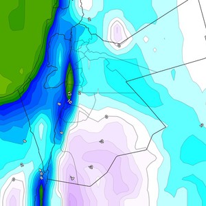 الأردن || بدءاً من الليلة طقس سيبيري قارس البرودة ولعدة ايام مُرفق بتدني كبير في درجات الحرارة وموجة جليد وصقيع واسعة النطاق