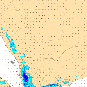 فرصة لزخات رعدية من المطر على أجزاء محدودة من جنوب غرب البلاد