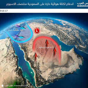 السعودية | ارتفاع إضافي على الحرارة في الرياض والإحساء تلامس الـ 40 نهاية الأسبوع