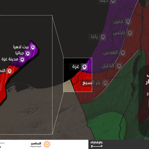 غزة | أمطار رعدية غزيرة على كافة مناطق القطاع المُحاصر خلال الساعات القادمة
