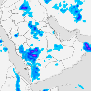السعودية | المناطق المشمولة بتوقعات الأمطار ليوم الأحد 23-4-2023م