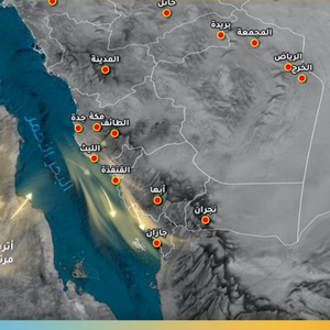 السعودية | مؤشرات على احتمالية اندفاع موجات غبارية من السودان نحو جنوب غرب المملكة الأسبوع القادم