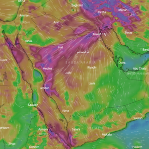 السعودية | تشمل مدينة جدة .. مؤشرات على موجات غبارية جديدة في العديد من المناطق منتصف الأسبوع القادم 