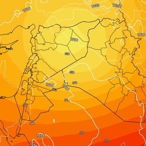فرص لبعض الزخات العشوائية من الأمطار في الأردن السبت وضباب كثيف ليلة السبت/الأحد وصباح الأحد
