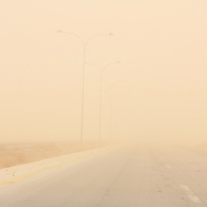 موجة غبار تؤثر على شمال ووسط المملكة والمناطق الشرقية واستمراره مع ساعات ليلة الخميس/الجمعة