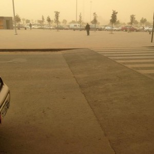 حركة الطيران في مطار الملكة علياء الدولي قد تتأثر بقدوم العاصفة الترابية 