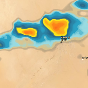 تحديث 2:15م | سحب ماطرة تقترب من حفر الباطن وعودة فرص الأمطار بعد قليل