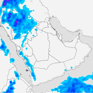 السعودية | تترافق بالعواصف الرعدية وزخات من البَرَد .. حالة ماطرة جديدة تشمل مناطق واسعة من المملكة يوم الثلاثاء