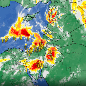 الأردن | سحب رعدية تقترب من العقبة واحتمالية الأمطار واردة خلال الساعات القادمة