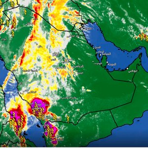 السعودية - 4:00م | سحب رعدية تتطور في سماء الجوف والحدود الشمالية وأخرى غزيرة تؤثر على مرتفعات جازان وعسير والباحة