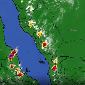 تحديث جوي | سحب رعدية مرفقة بالأمطار الغزيرة تؤثر على الطائف وأجزاء من الباحة وعسير