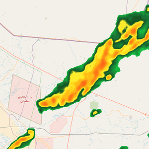 السعودية - 9:20 صباحاً | سحب ممطرة في حفر الباطن وأخرى عشوائية متفرقة في الشرقية والرياض