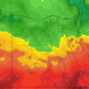 مصر | انحسار المُنخفض الخماسيني وانخفاض تدريجي على درجات الحرارة خلال الايام القادمة