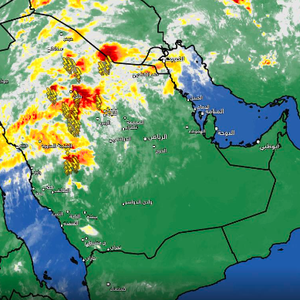 السعودية 7:40م | سحب رعدية تتركز في حائل والمناطق والمجاورة تترافق بزخات من الأمطار  وزخات البرد
