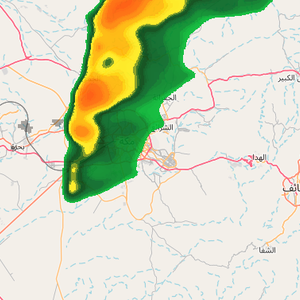 مكة المكرمة | سحب جدة تتطور وتتحرك شرقاً لتؤثر على مكة بعد قليل .. تفاصيل
