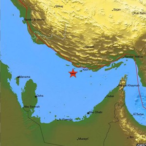 الخليج العربي:زلزال بقوة 4.8 درجة على مقياس ريختر