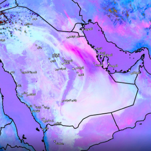 السعودية | عواصف رملية تضرب الشرقية وشبه انعدام للرؤية الأفقية في الإحساء الان