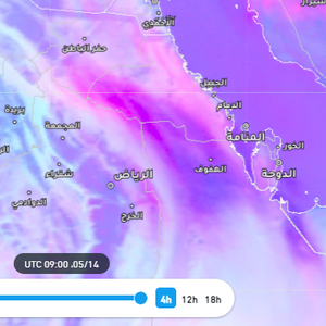 هام - الرياض | بداية وصول الغبار للعاصمة وتنبيهات جدية من تزايد كثافته الساعات القادمة