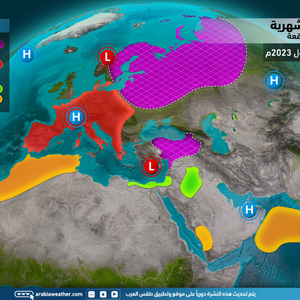 أكتوبر 2023 في السعودية | مراقبة تشكل 2-3 حالات جوية ماطرة متفاوتة الشدة خاصة في النصف الثاني من الشهر