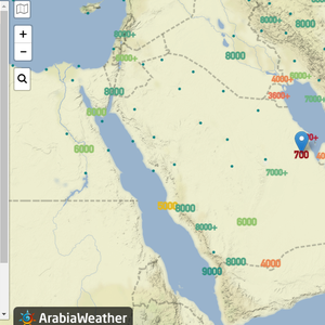 السعودية | الغبار يعصف بالإحساء الرؤية الأفقية دون الـ 700م