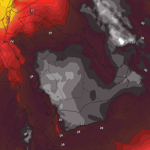 ارتفاع إضافي على الحرارة ورياح نشطة قد تثير الغبار محلياً في المشاعر المقدسة يوم الاثنين