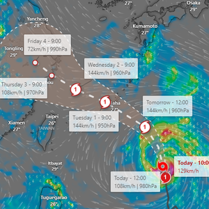 الصين في مواجهة مباشرة مع ثالث إعصار في غضون 3 أسابيع! .. إعصار خانون