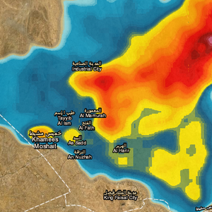خميس مشيط - 4:38م | سُحب رعدية وأمطار غزيرة الساعات القادمة